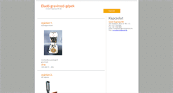 Desktop Screenshot of elado.gravirexpressz.hu